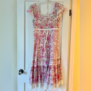 Loveshackfancy Pink Maxi Dress